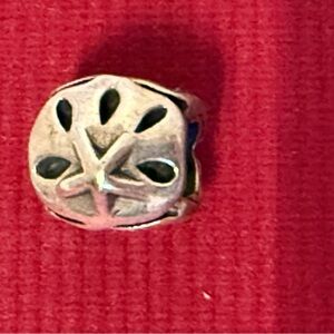 CHAMILIA 925 STERLING SILVER CHAM BEAD CHARM STAR FISH SHELL AUTHENTIC 3.8 g